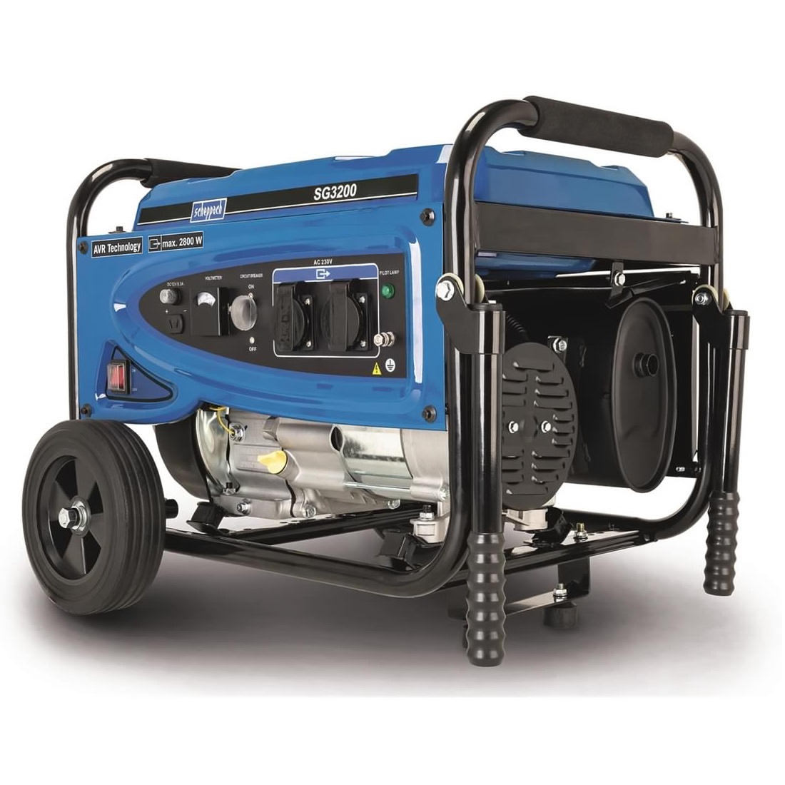 Scheppach áramfejlesztő 2800W/196 cm³, AVR szabályozás